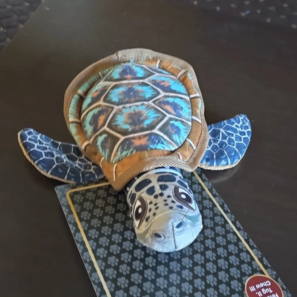 PawPrintz Hyper Realitic Dog Toy NWT‎ Sea Turtle